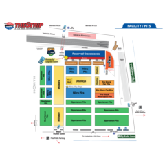 The Strip: Facility/Pits Map